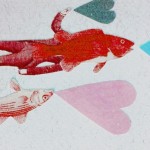 laura norscia, fish love collage,