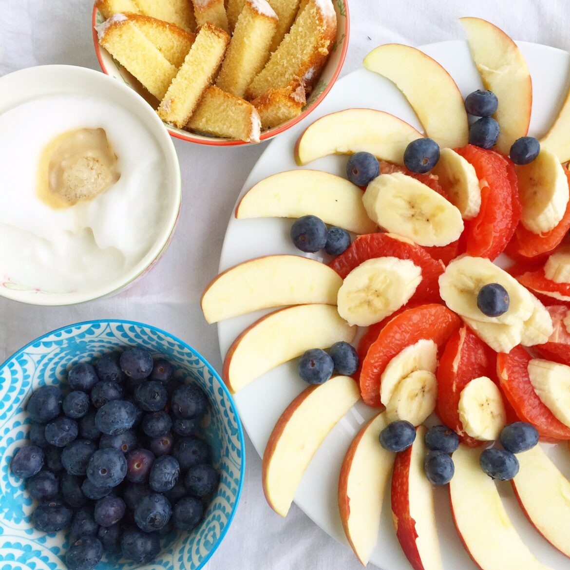 Frühstück, 12 von 12, 12v12, April, Draußen nur Kännchen, healthy choices, Obstfrühstück
