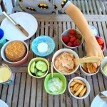 Kleine Genießer, Kochen für Kinder, Familienkochbuch, Sommerpicknick, Tomatenfrischkäse, Rezept