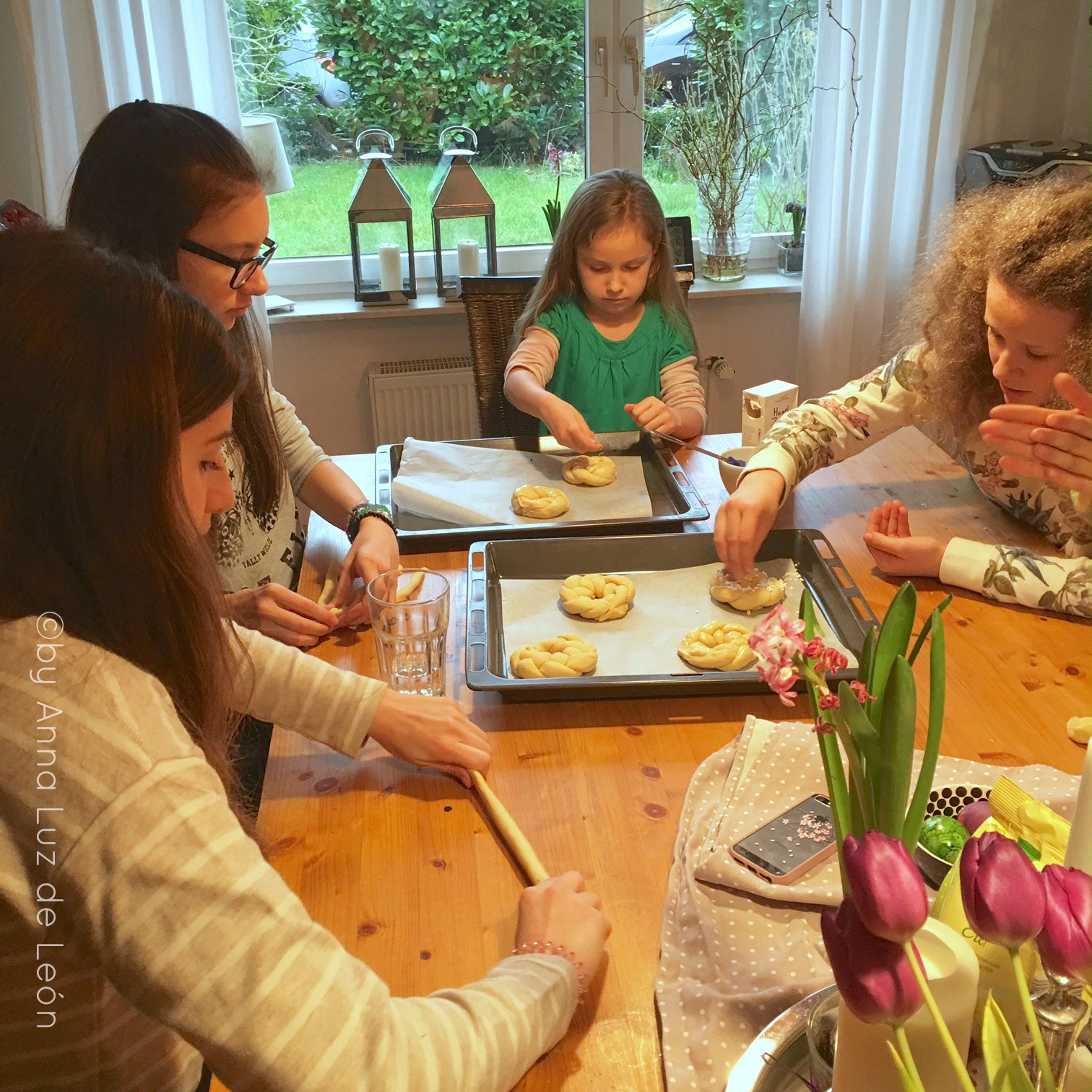 Schnelle Osternester aus Hefeteig | Backen mit kindern | berlinmittemom