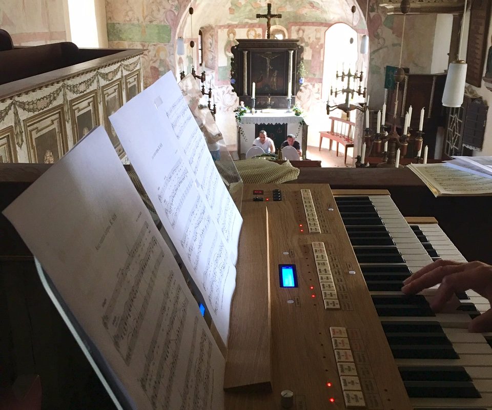 Landhochzeit, Kirche, Orgel