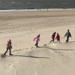 Kinder am Strand auf Sylt