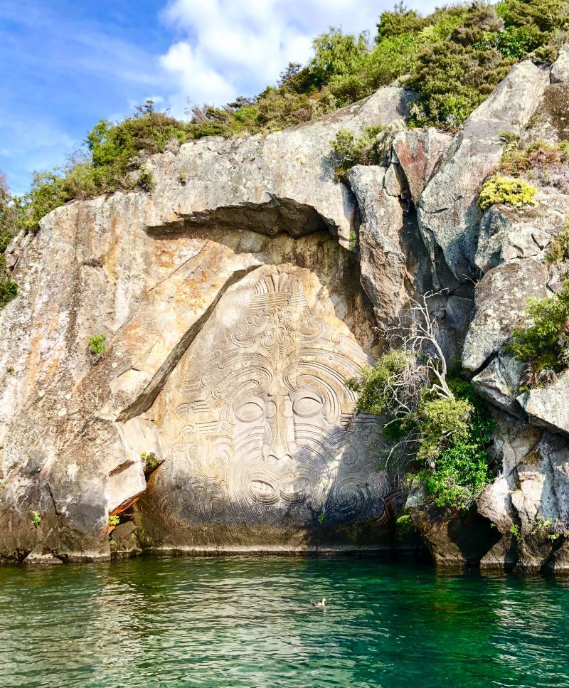 Maori Rock Carvings Taupo | berlinmittemom.com
