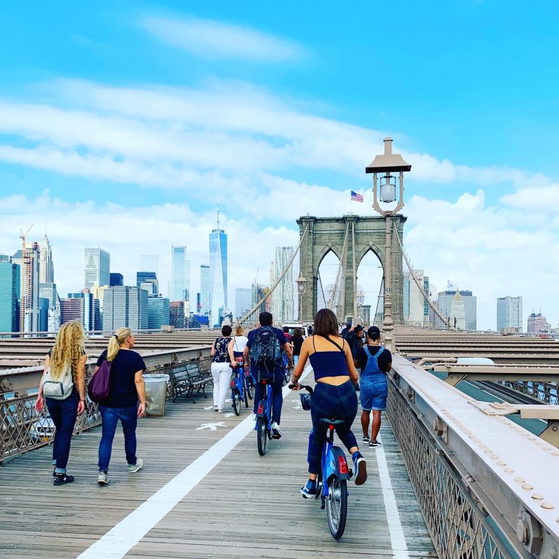 NYC Brooklyn Bridge by bike | berlinmittemom.com