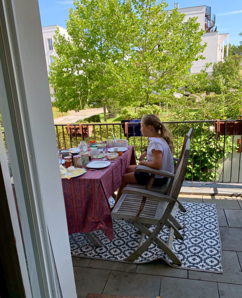 Wochenende in Bildern: Terrassenfrühstück | berlinmittemom.com